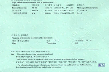 电学成人午夜黄色视频证书报告说明页图片