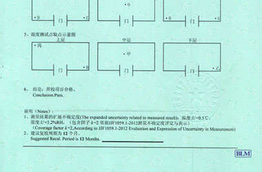热工成人午夜黄色视频证书报告结果页图片